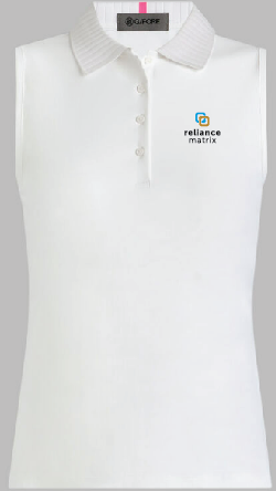 G/FORE Womens Sleeveless Pique Golf Polo - $78