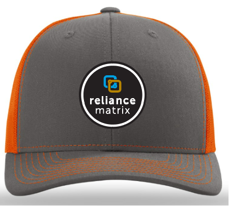 Richardson 112 - Charcoal/Orange Hat - $9.50