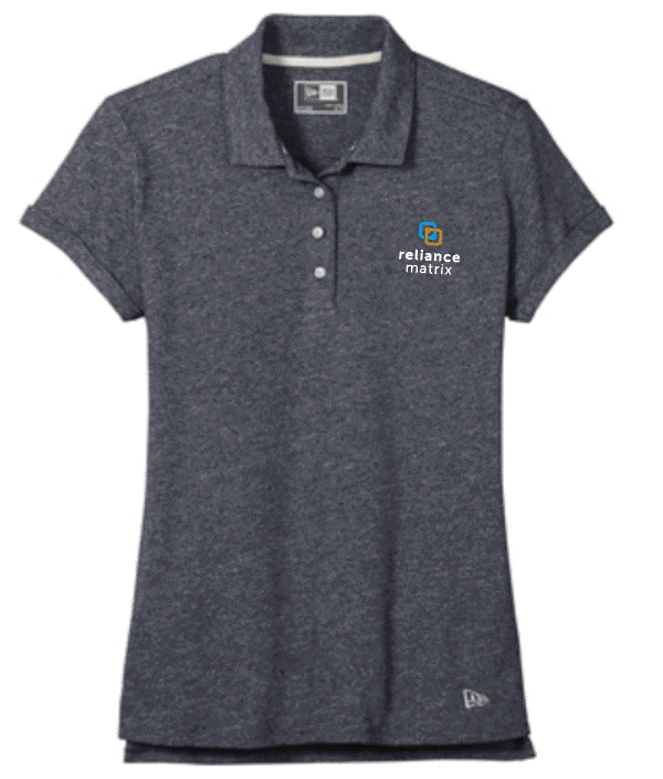 New Era Ladies Slub Twist Polo - LNEA301 - $30